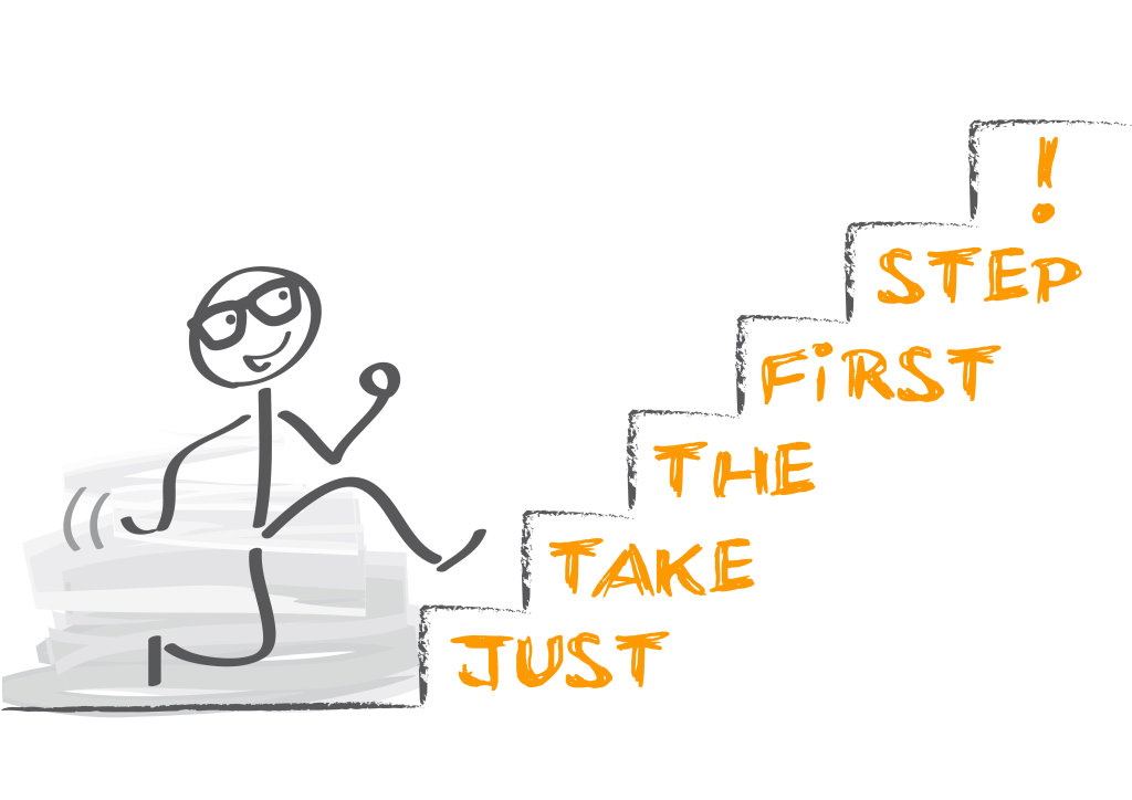 take the first step